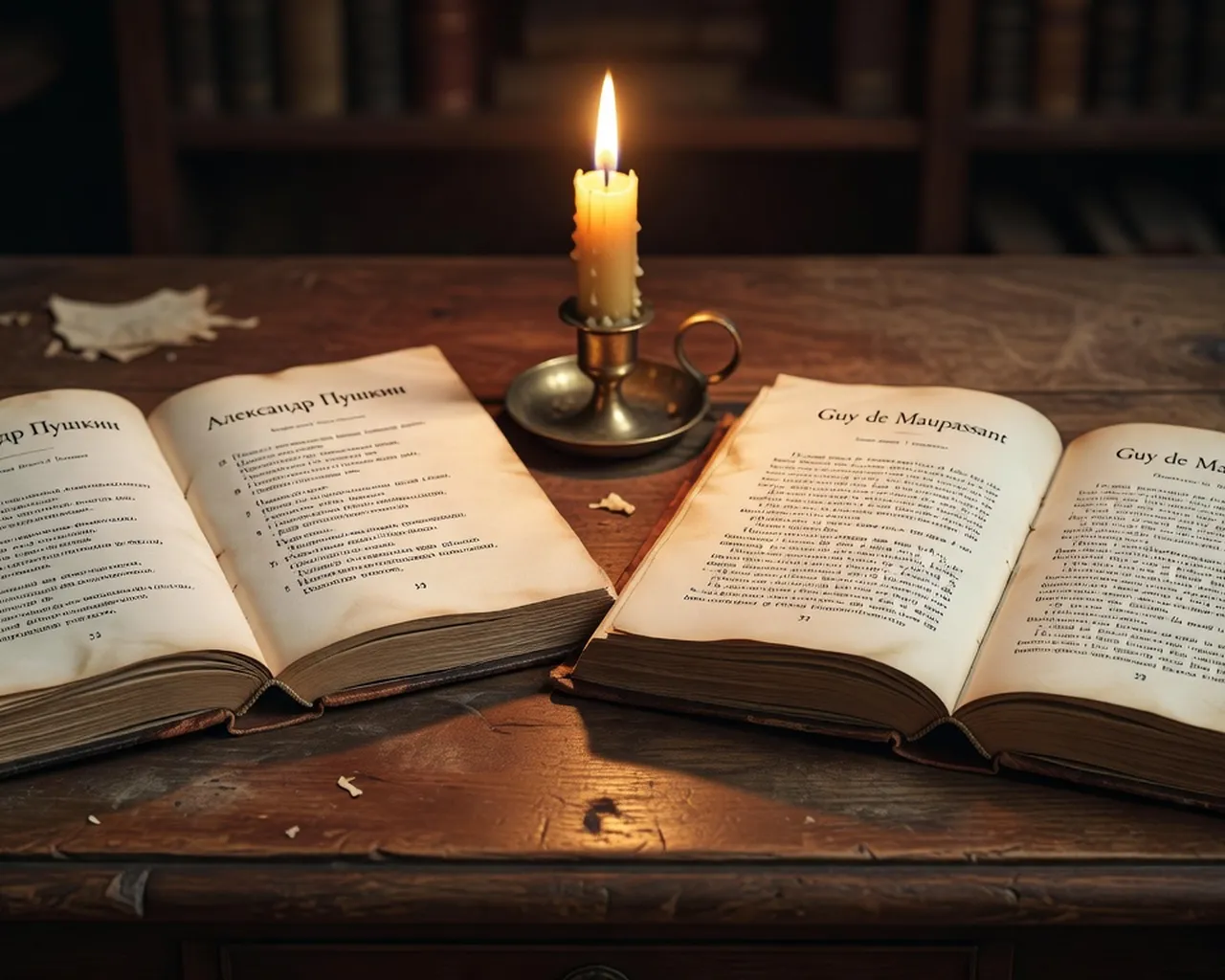 pouchkine maupassant dame pique horla — illustration 1